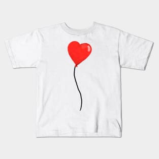 Heart shaped balloon Kids T-Shirt